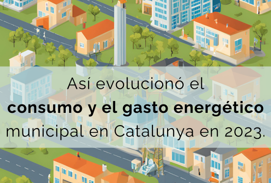 Evolucion consumo energetico municipal Catalunya