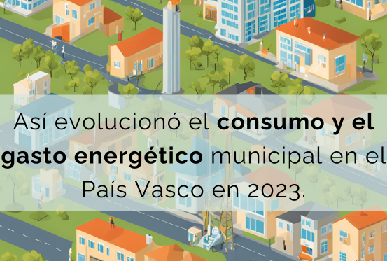 Evolucion del consumo energetico municipal en el Pais vasco.