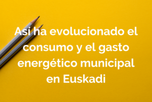 Evolucion consumo energetico municipal