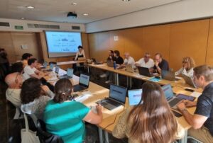 sesión de formación sobre el uso del software SIE (Sistema de Información Energética) en el marco del proyecto de implantación del Observatorio Energético de Menorca.